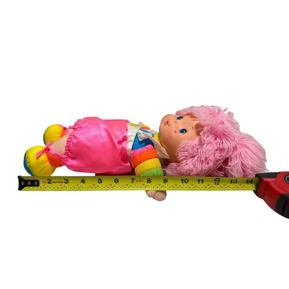 1983 Hallmark Mattel Rainbow Brite Doll Pink Yarn Hair Toy - Picture 8 of 8